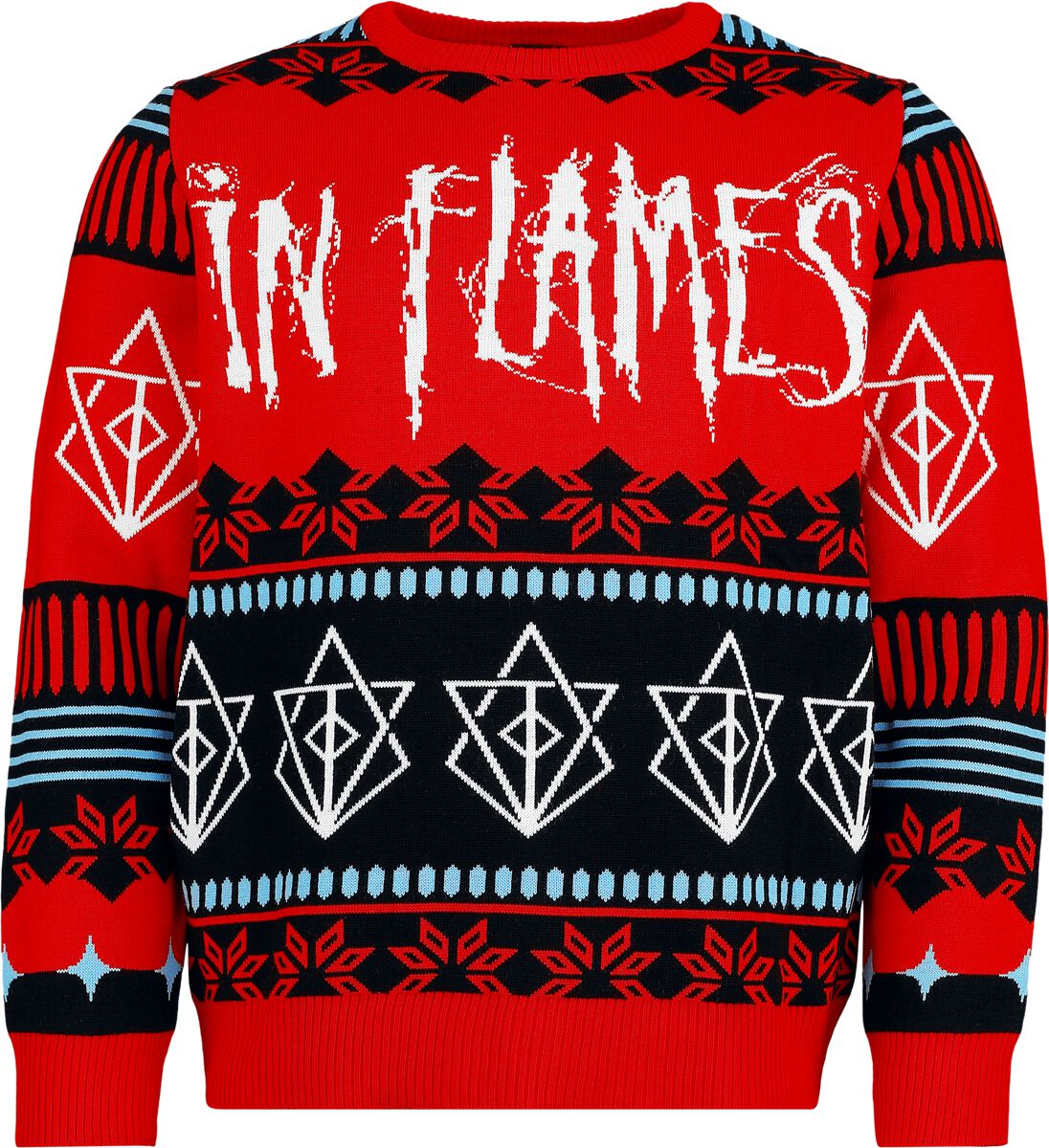 In Flames Weihnachtspullover - Holiday Sweater - S bis 5XL - für Männer - Größe 3XL - multicolor  - EMP exklusives Merchandise! von In Flames
