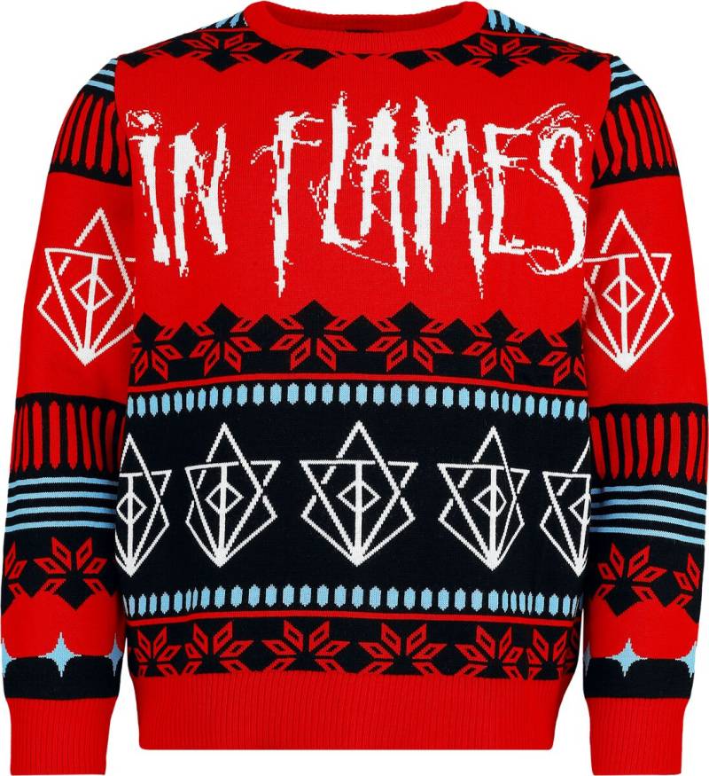 In Flames Weihnachtspullover - Holiday Sweater - S bis 5XL - für Männer - Größe 3XL - multicolor  - EMP exklusives Merchandise! von In Flames