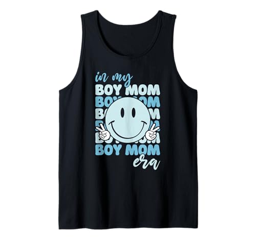 In der Ära meiner Jungenmutter Mutterschaft im Mama-Stil Stolze Mutter Tank Top von In My Boy Mom Era Gifts Mother's Day