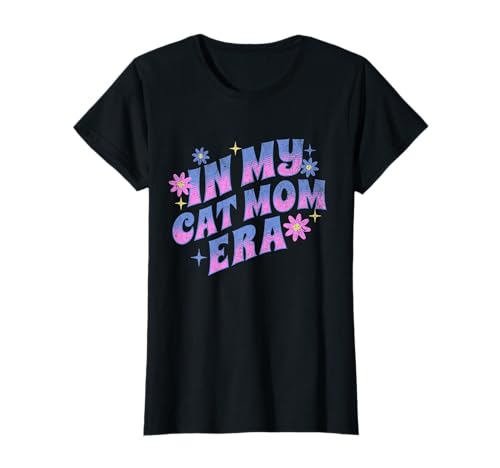 Groovy retro in meiner Katze Mama Ära T-Shirt von In My Cat Mom Era Cat Lover Fur Mom Retro Groovy