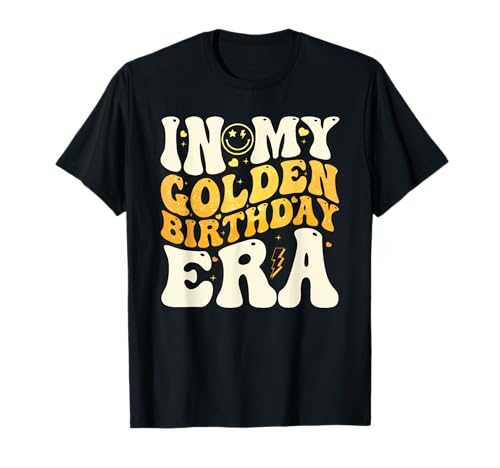 In My Golden Birthday Era Girl Groovy Lustiger Geburtstag T-Shirt In My Golden Birthday Era Girl Groovy Lustiger Geburtstag T-Shirt von In My Golden Birthday Era Girl Groovy Birthday