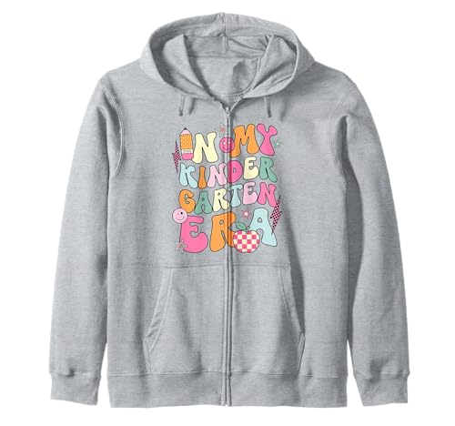 In My Kindergarten Teacher Era Shirt für Kinder, Groovy, Retro Kapuzenjacke von In My Kindergarten Era Back To School