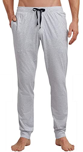 In One Clothing Schlafanzughose Single- Jersey aus 100% Baumwolle - Pyjamahose Loungehose mit Komfortbund, Seitentaschen und Kordelzug (M (50)) von In One Clothing