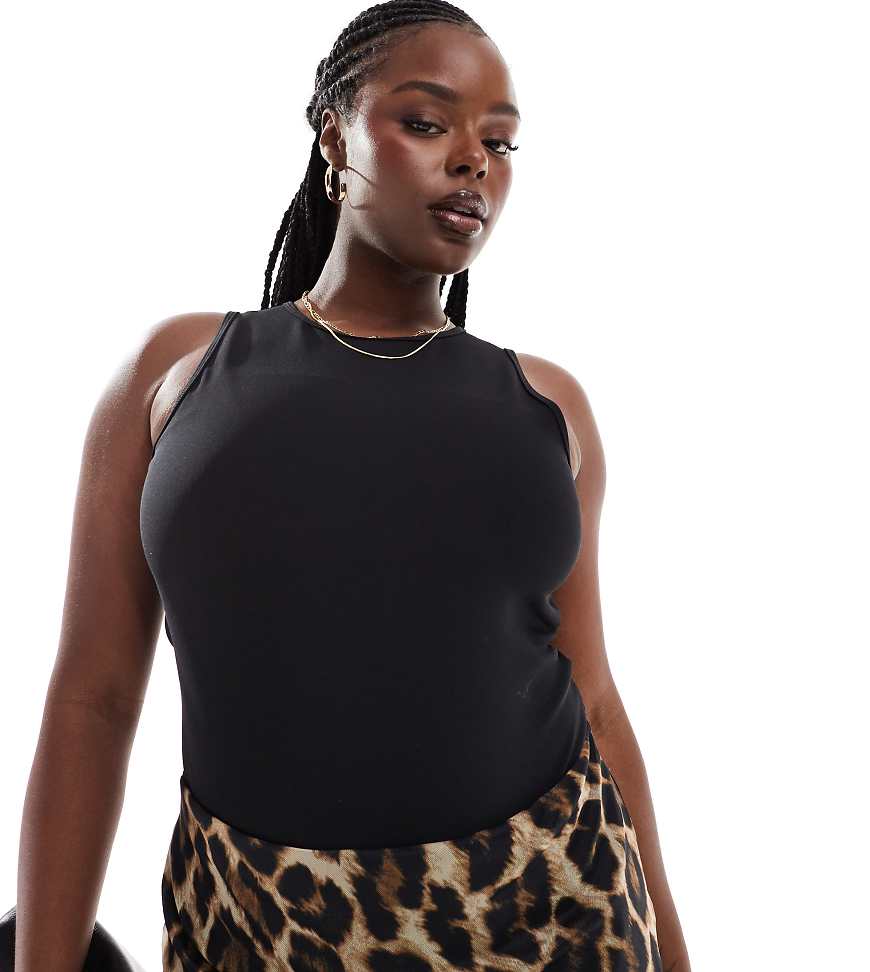 In The Style Plus - Figurformender Body in Schwarz mit Ringerrücken In The Style Plus - Figurformender Body in Schwarz mit Ringerrücken von In The Style Plus