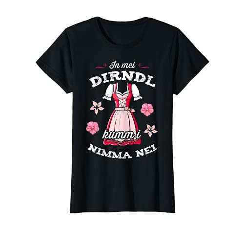 Damen Trachtenshirt In mei Dirndl kumm i nimma nei Ersatz Tracht T-Shirt von In mei Dirndl kumm i nimma nei T-Shirt