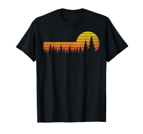 Bäume Wildlife Natur Vintage Wald Sonnenuntergang Mann Frau Kinder T-Shirt Bäume Wildlife Natur Vintage Wald Sonnenuntergang Mann Frau Kinder T-Shirt von In the Forest pure nature