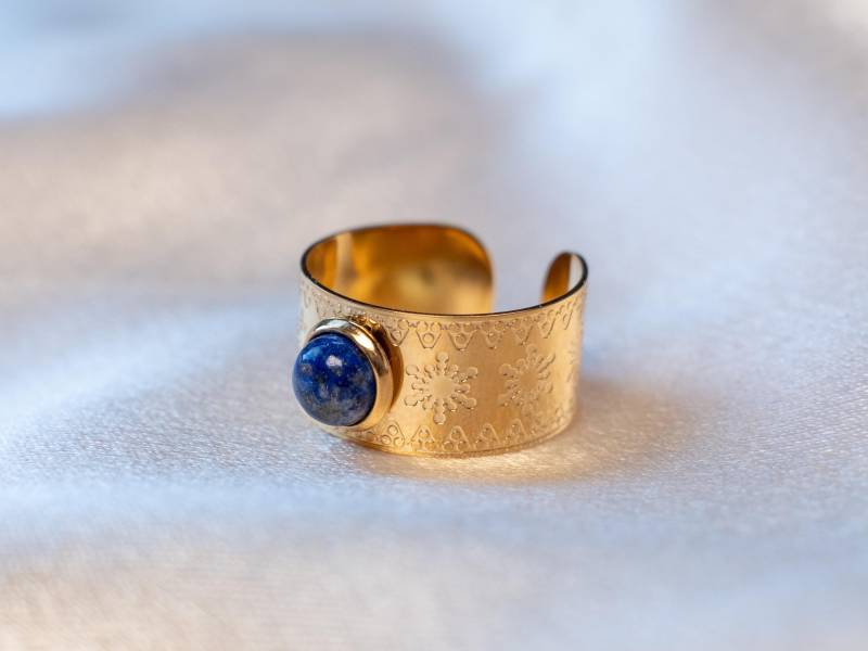 Ring Horus' Mark | Lapislazuli Cleopatra Kollektion von InAllenFacetten