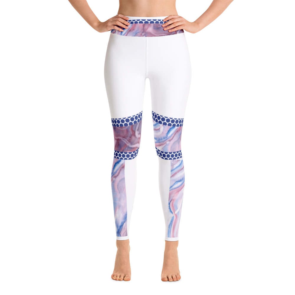 Yoga Hose, Leggings, Yoga, Workout Workout, Kleidung, Leggings Frauen, Damen Bedruckt von InBloomArtStudio