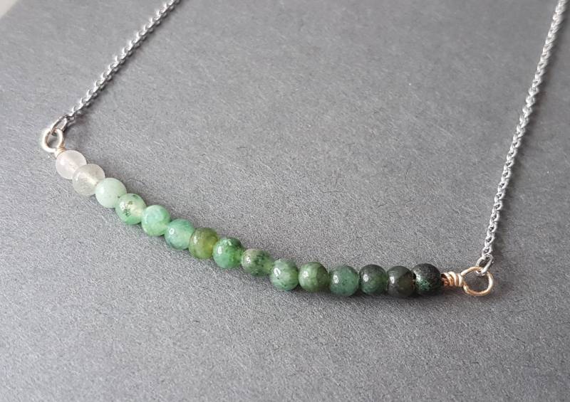 Smaragd Birthstone Armband Geschenk Für Sie Edelstein Schmuck Mai Sterling Silber, Gold, Rose Gold Smaragd Birthstone Armband Geschenk Für Sie Edelstein Schmuck Mai Sterling Silber, Gold, Rose Gold von InDaPendantJewellery