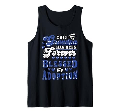 Herren Adoptionstag Großvater Für Immer gesegnet Adoptivgroßvater Tank Top von InGENIUS Adoption Day Shirts & Geschenke