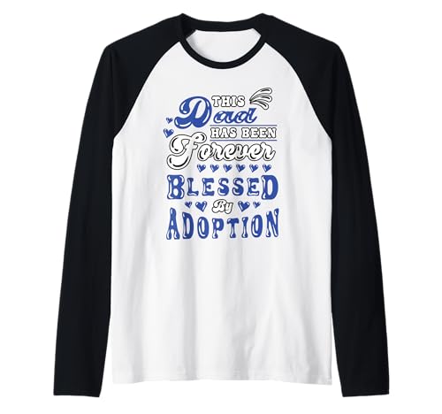 Herren Adoptionstag Papa Für Immer gesegnet Adoptivpapa Papa Raglan von InGENIUS Adoption Day Shirts & Geschenke