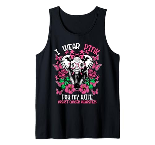 Herren Brustkrebs Frau Kampf Tragen Sie Rosa Schleife Elefant Tank Top Herren Brustkrebs Frau Kampf Tragen Sie Rosa Schleife Elefant Tank Top von InGENIUS Breast Cancer Awareness Shirts & Gifts