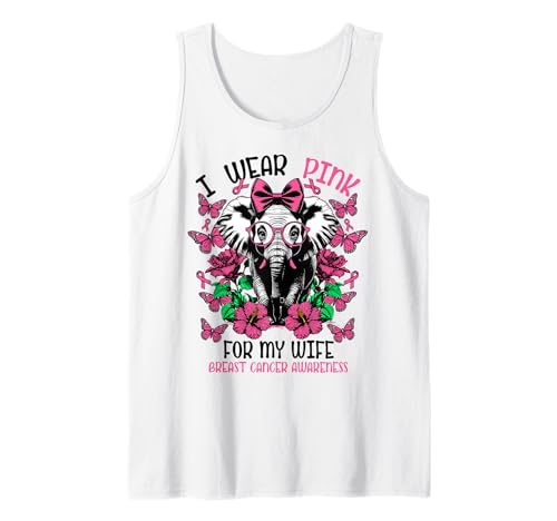 Herren Brustkrebs Frau Kampf Tragen Sie Rosa Schleife Elefant Tank Top Herren Brustkrebs Frau Kampf Tragen Sie Rosa Schleife Elefant Tank Top von InGENIUS Breast Cancer Awareness Shirts & Gifts