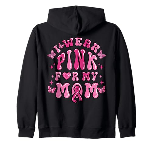 Mom Brustkrebs tragen rosa für Mama Support Squad Awareness Kapuzenjacke von InGENIUS Brustkrebs-Shirts & Geschenke
