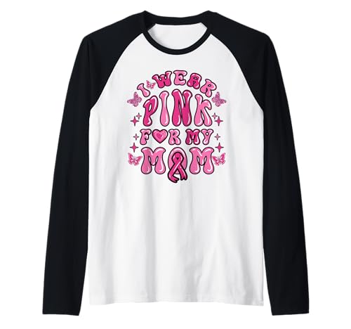 Mom Brustkrebs tragen rosa für Mama Support Squad Awareness Raglan von InGENIUS Brustkrebs-Shirts & Geschenke