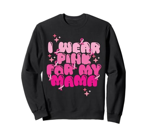 Mom Brustkrebs tragen rosa für Mama Support Squad Awareness Sweatshirt von InGENIUS Brustkrebs-Shirts & Geschenke