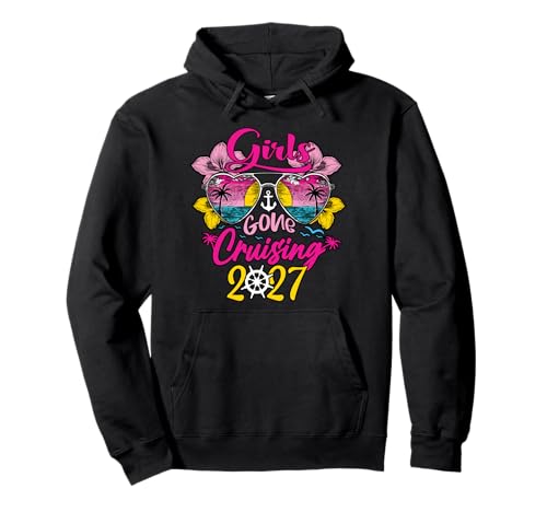Cruise Girls Gone Cruising 2027 Urlaubsreise Funny Besties Pullover Hoodie von InGENIUS Cruise Trip Passende Hemden & Geschenke