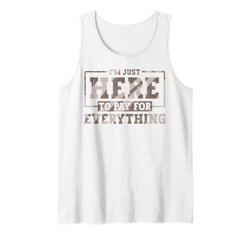 Lustige Mama Papa Hier für Alles zu bezahlen Sarkastische Tank Top von InGENIUS Funny Family Matching Shirts & Geschenke