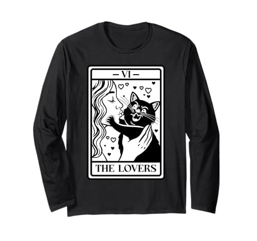 Tarotkartenliebhaber Schwarze Katze Humor Lustige Katze Mama Langarmshirt Tarotkartenliebhaber Schwarze Katze Humor Lustige Katze Mama Langarmshirt von InGENIUS Katze Tarot Karten Shirts & Geschenke