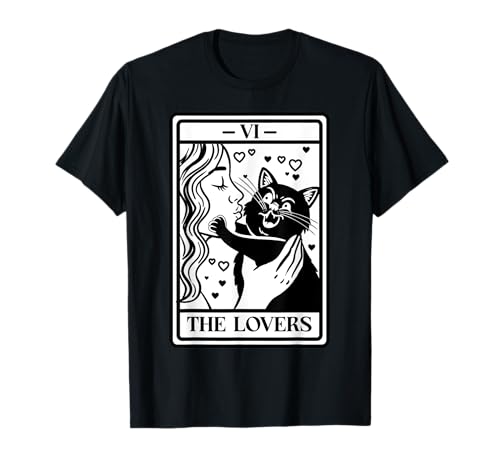 Tarotkartenliebhaber Schwarze Katze Humor Lustige Katze Mama T-Shirt von InGENIUS Katze Tarot Karten Shirts & Geschenke