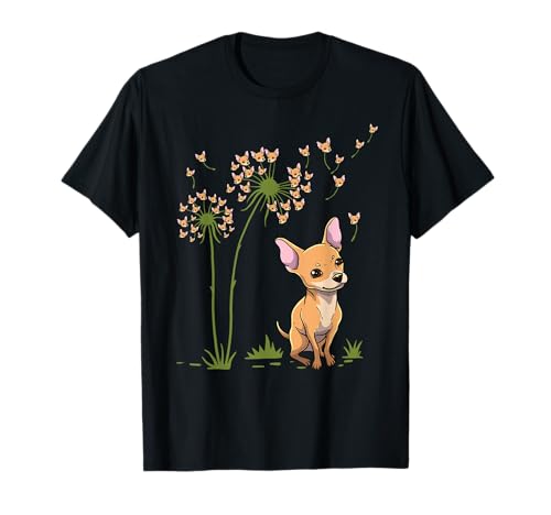 Löwenzahn Chihuahua Mama Chiwawa Hundeliebhaber Geschenk T-Shirt von InGENIUS Löwenzahn-T-Shirts & Geschenke für Hundel
