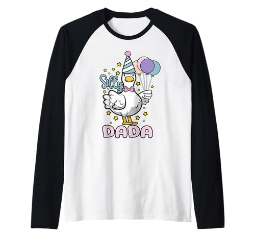 Herren Silly Dada Goose Silliest Birthday Party Familie Matching Raglan Herren Silly Dada Goose Silliest Birthday Party Familie Matching Raglan von InGENIUS Lustige Gans Geburtstag Shirts & Gifts