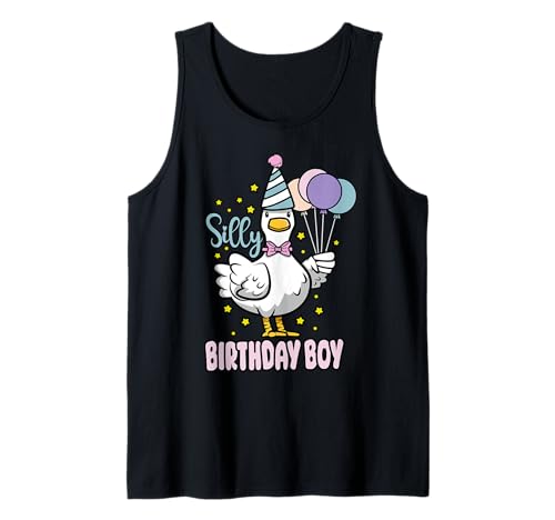 Herren Silly Geburtstag Junge Gans Silliest Party Familie Matching Tank Top von InGENIUS Lustige Gans Geburtstag Shirts & Gifts