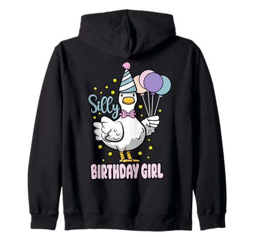 Silly Geburtstag Mädchen Gans Silliest Party Familie Kapuzenjacke Silly Geburtstag Mädchen Gans Silliest Party Familie Kapuzenjacke von InGENIUS Lustige Gans Geburtstag Shirts & Gifts