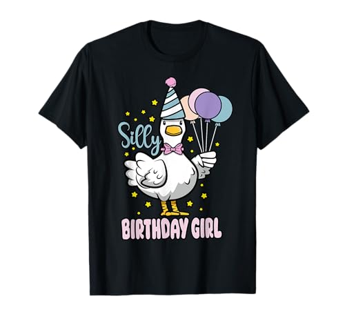 Silly Geburtstag Mädchen Gans Silliest Party Familie T-Shirt Silly Geburtstag Mädchen Gans Silliest Party Familie T-Shirt von InGENIUS Lustige Gans Geburtstag Shirts & Gifts