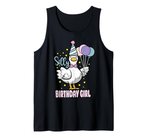 Silly Geburtstag Mädchen Gans Silliest Party Familie Tank Top Silly Geburtstag Mädchen Gans Silliest Party Familie Tank Top von InGENIUS Lustige Gans Geburtstag Shirts & Gifts