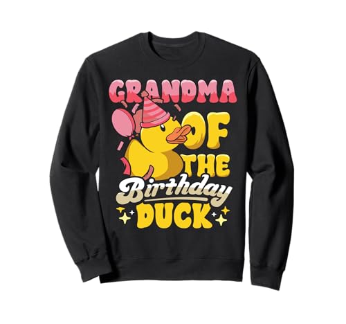 Gummi-Ente Geburtstag Oma Familie passende Kinder Jungen Sweatshirt von InGENIUS Rubber Duck Geburtstag Familie Shirts