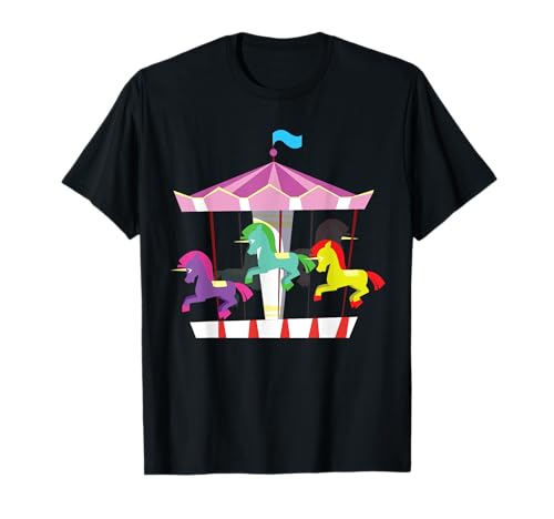 Karussell für Kinder, Karneval, Zirkus, Pony T-Shirt Karussell für Kinder, Karneval, Zirkus, Pony T-Shirt von InGenius Karussell Geschenke