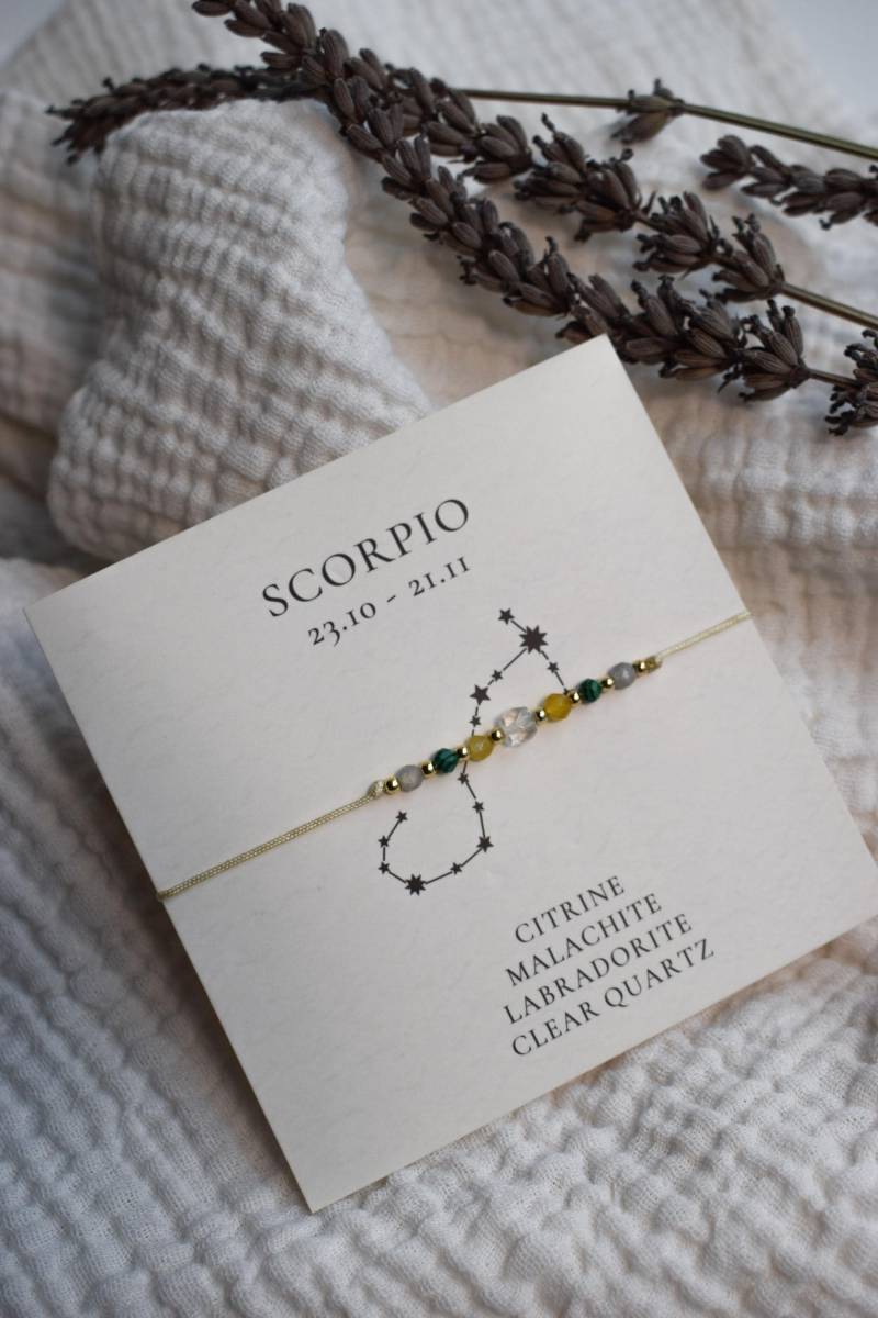 Skorpion Sternzeichen Armband von InLiebeFeli