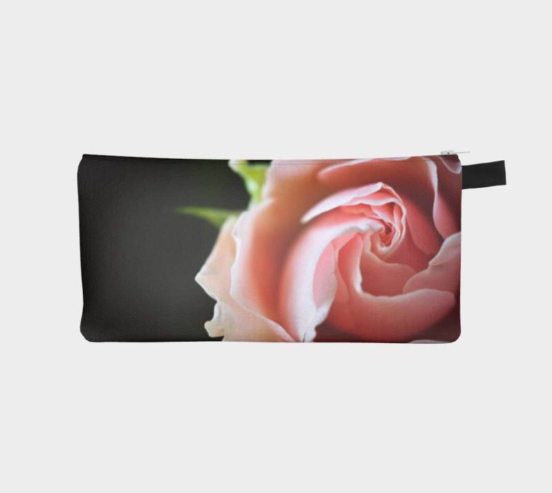 Rosa Rose Bleistift Fall, Natur-Beutel, Bleistift-Beutel, Make-Up-Tasche, Blumentasche, Kleine Tasche, Reißverschluss-Beutel, Bleistift-Tasche von InLightImagery