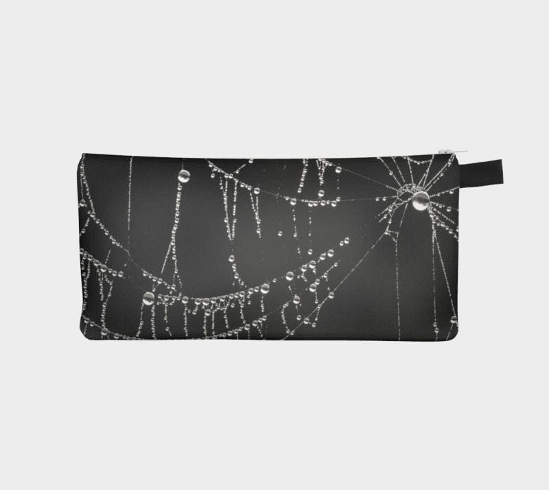 Schwarze Sofen-Bleistift-Etui, Gothic Natur Foto Make-Up Tasche Kleine Reißverschluss-Beutel, Bleistift-Tasche, Kosmetiktasche von InLightImagery