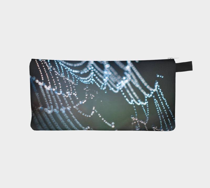 Spinnweb Entui, Natur 9 X 4 Beutel, Spiderweb Bleistift Tasche, Kleine Make-Up-Tasche, Reißverschluss Beutel Geschenk von InLightImagery