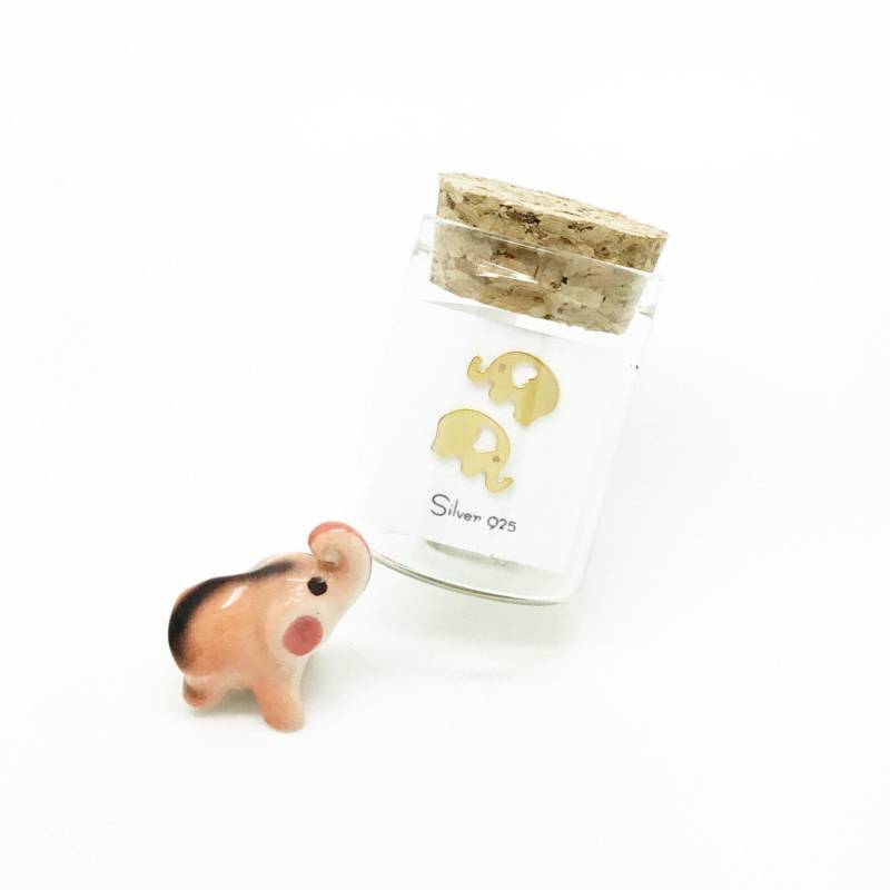 Elefant Ohrstecker in Sterling Silber 925 Elefant Ohrstecker in Sterling Silber 925 von InLoveJewelAthens