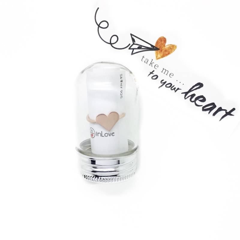 Herz Ring - Verstellbar Aus Sterling Silber 925 Herz Ring - Verstellbar Aus Sterling Silber 925 von InLoveJewelAthens