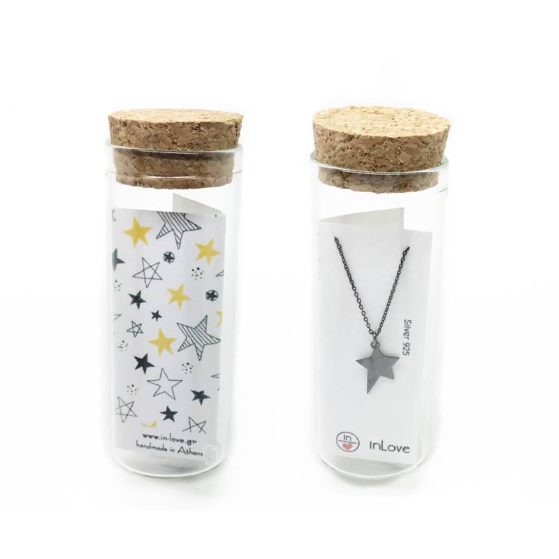 Stern Charm Halskette Aus Sterling Silber 925 Stern Charm Halskette Aus Sterling Silber 925 von InLoveJewelAthens