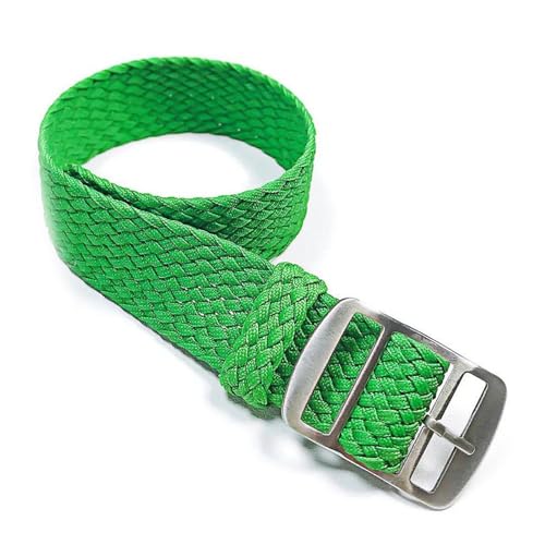 InOmak Fabric Watchband 16-22mm Nylon Uhrenbandband, Grün, 18mm von InOmak