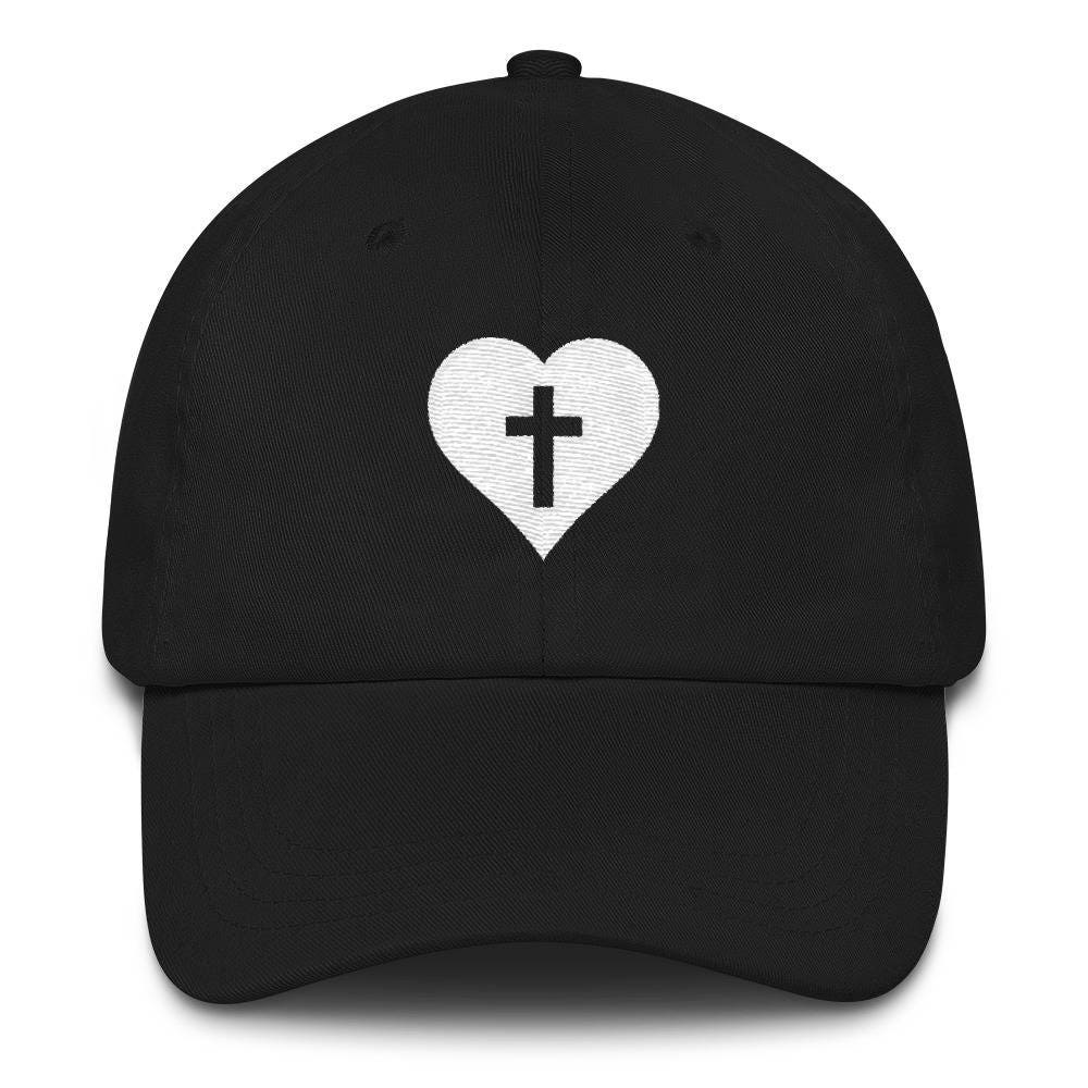 Liebe Die Kreuz Low-Profile-Baumwoll-Twill-Hut Liebe Die Kreuz Low-Profile-Baumwoll-Twill-Hut von InSpiritProducts