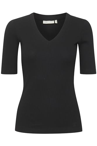 InWear Damen Dagnaiw V T-Shirt, Schwarz, M von InWear