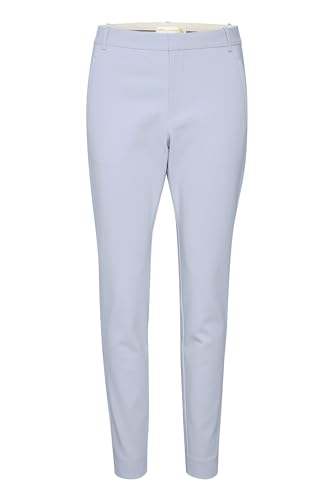 InWear Damen VanessaIW Pant Slim fit Regular Waist Ankle Length Hose, Dusty Blue, von InWear