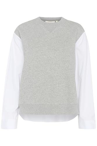 InWear Damen Woman's Blouse Relaxed Fit Bluse, Pure White, 38 von InWear