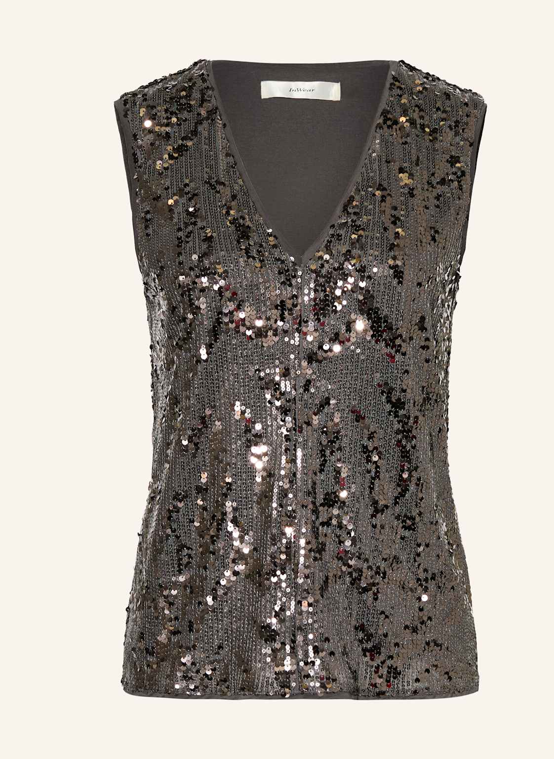 Inwear Blusentop Kimbaiw Mit Pailletten silber von InWear