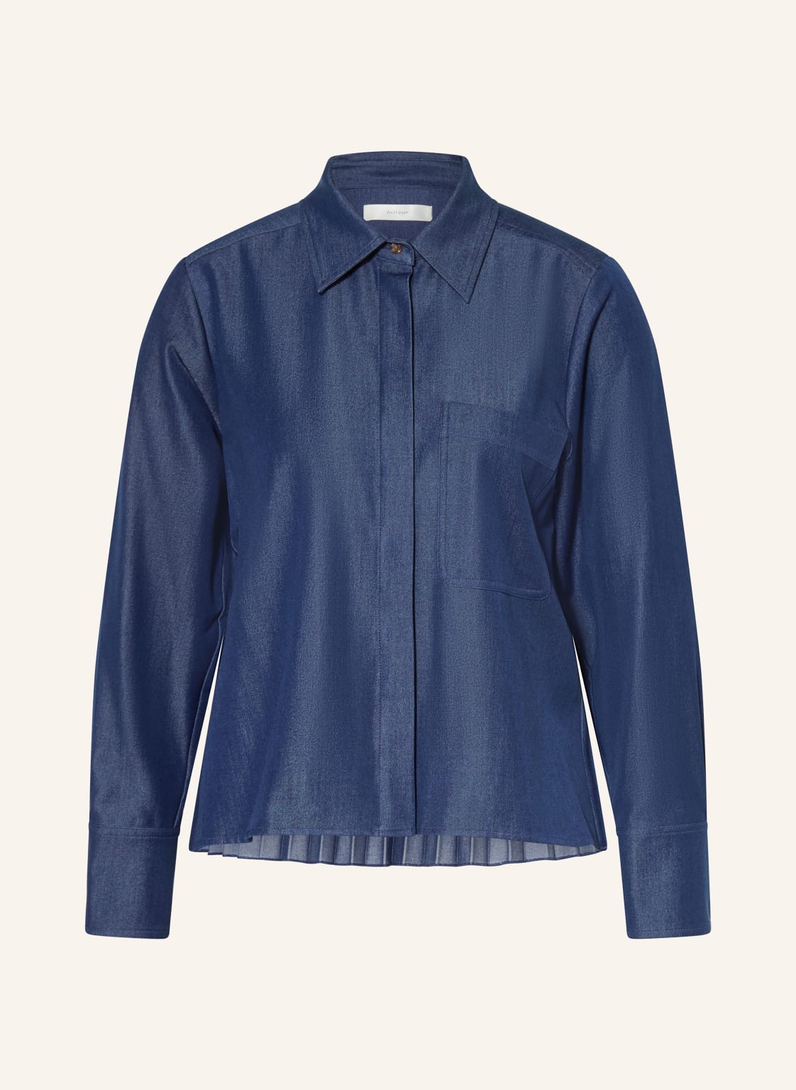 Inwear Hemdbluse Cherrieiw Mit Plissees blau von InWear