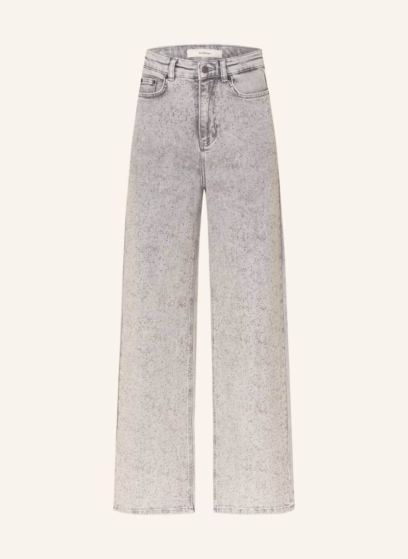 Inwear Wide Leg Jeans Aaliaiw Mit Schmucksteinen grau von InWear