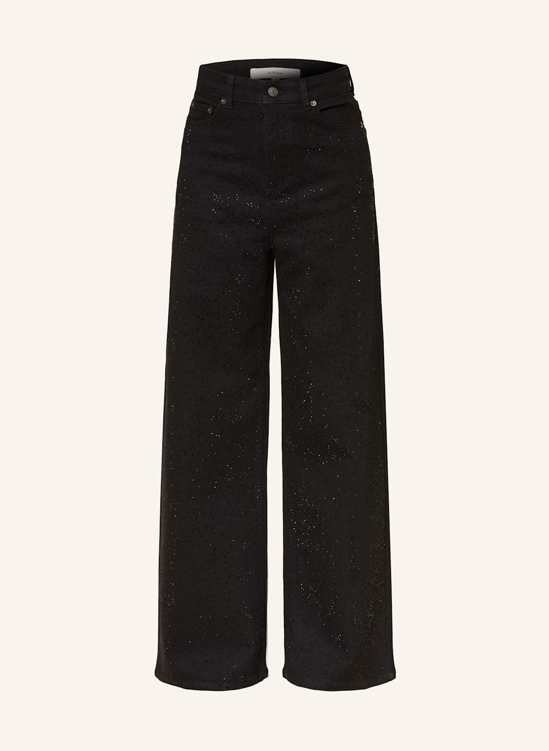 Inwear Wide Leg Jeans Aaliaiw Mit Schmucksteinen schwarz von InWear