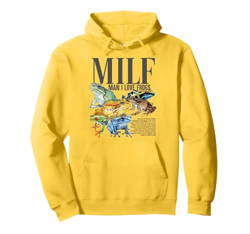 Milf Man I Love Frogs Adult Humor Peinlich Männer Frauen Pullover Hoodie von Inappropriate Offensive Funny Saying Meme Sarcasm