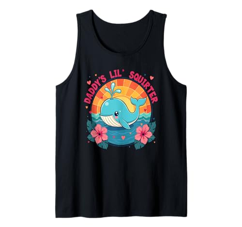 Daddys Little Whale Funny Unappropriate Adult Humor Women Tank Top Daddys Little Whale Funny Unappropriate Adult Humor Women Tank Top von Inappropriate Shirts Funny Cringe Offensive Humor